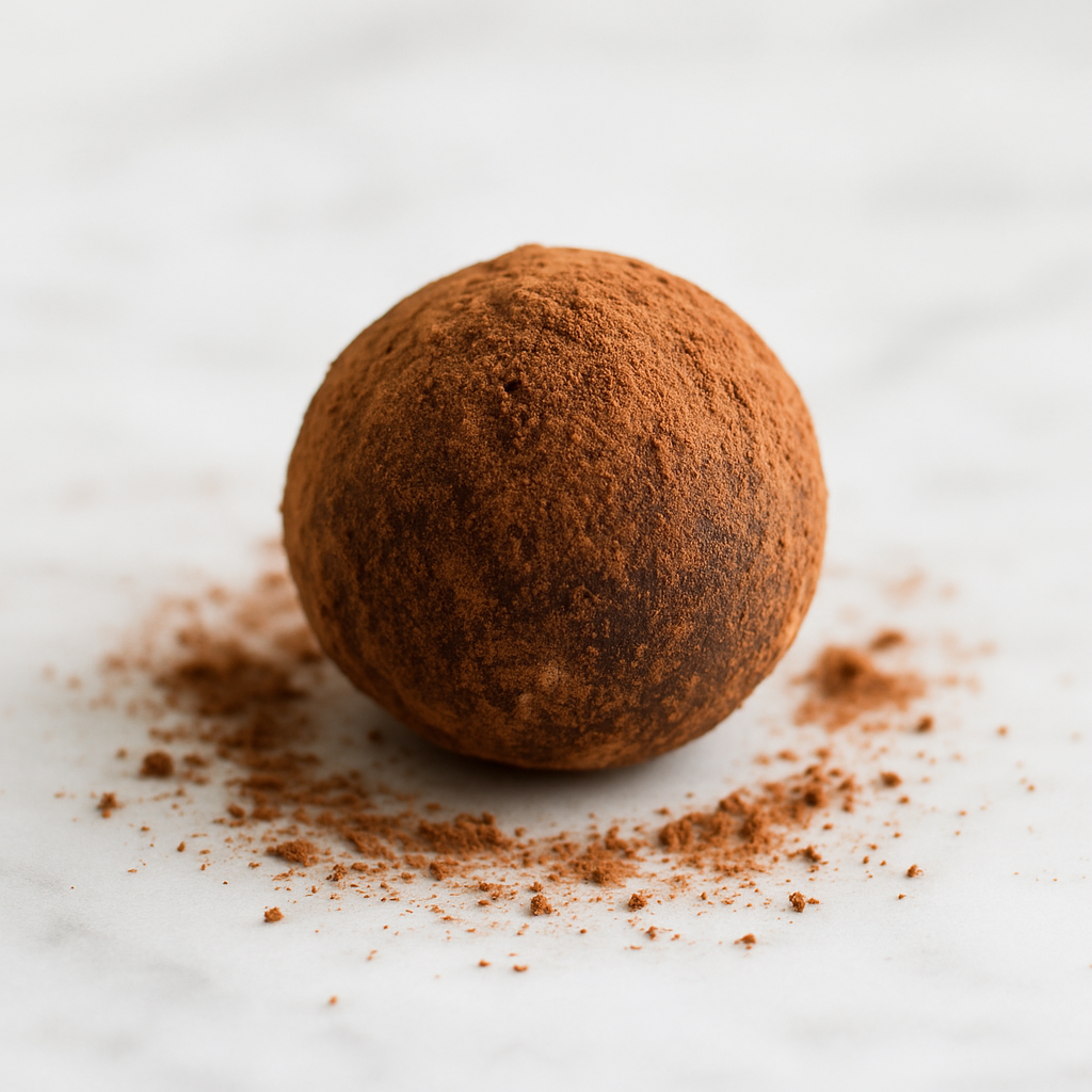 Raw Cacao Truffle — Pure, minimal, intense.